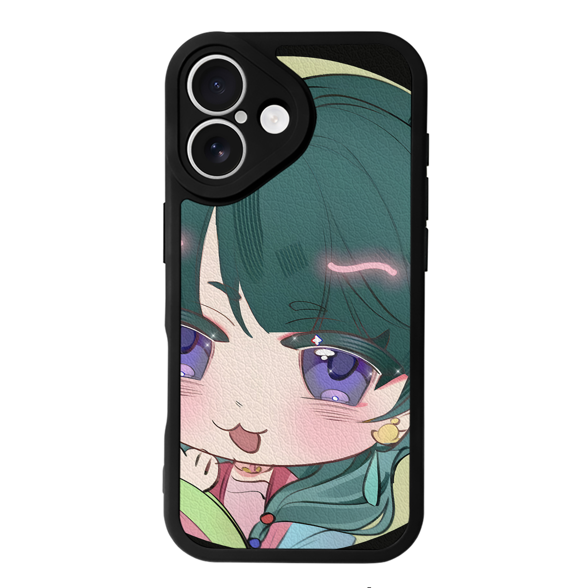 （画像用） 薬屋のひとりごと The Apothecary Diaries 【iPhone 16シリーズ対応】シリコンスマホケース（レザー調） 材質：シリコン